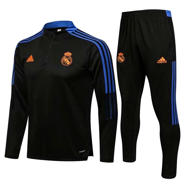 Sweatshirts Real Madrid 2022 Schwarz Blau